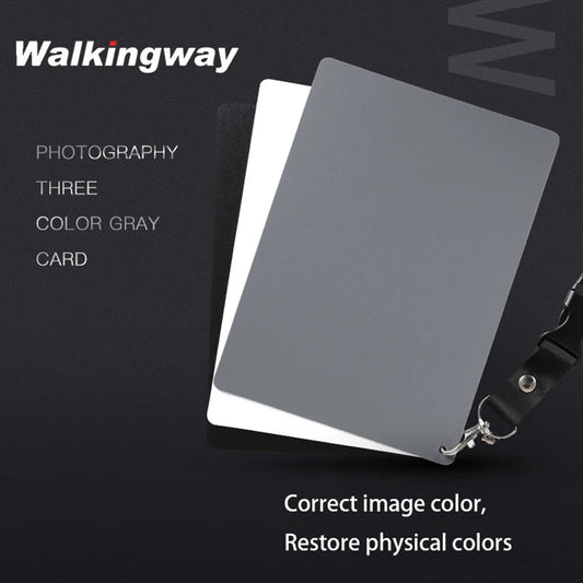 Color Calibration Balance Cards 3 In 1 White Black Grey 18-degree