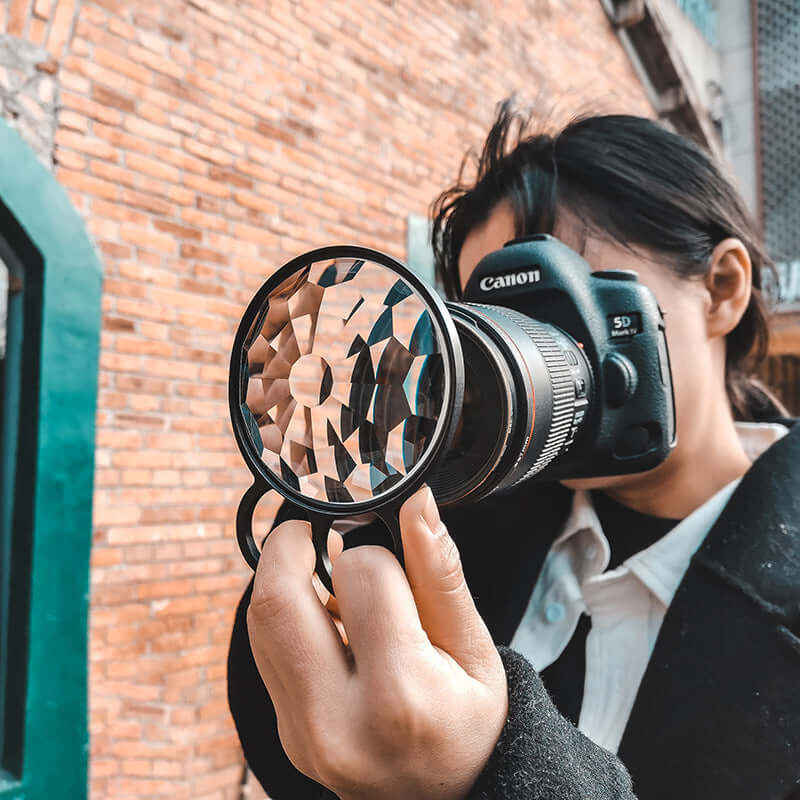 HandHeld Special Effects Kaleidoscope Prism FX Filter 100mm