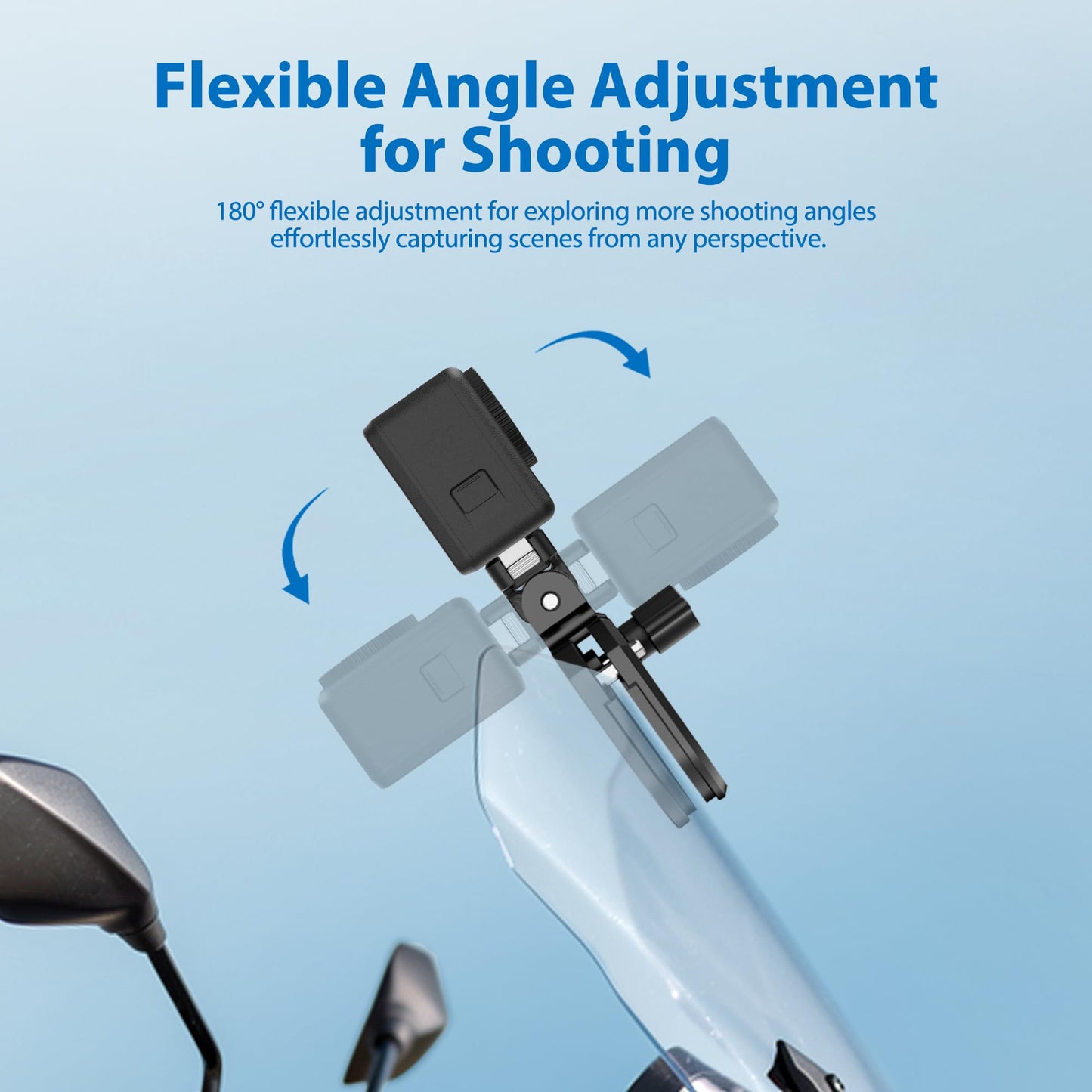Motorcycle Windshield Clip Mount