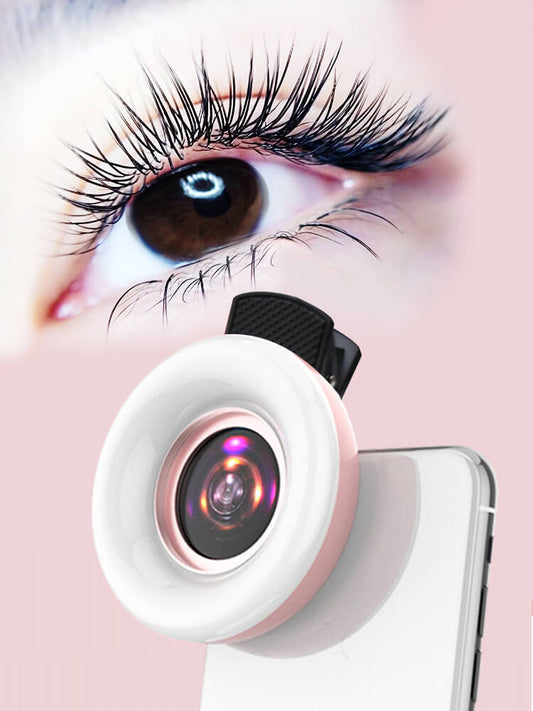 Macro Lens for Mobile 15X Fill Ring Light