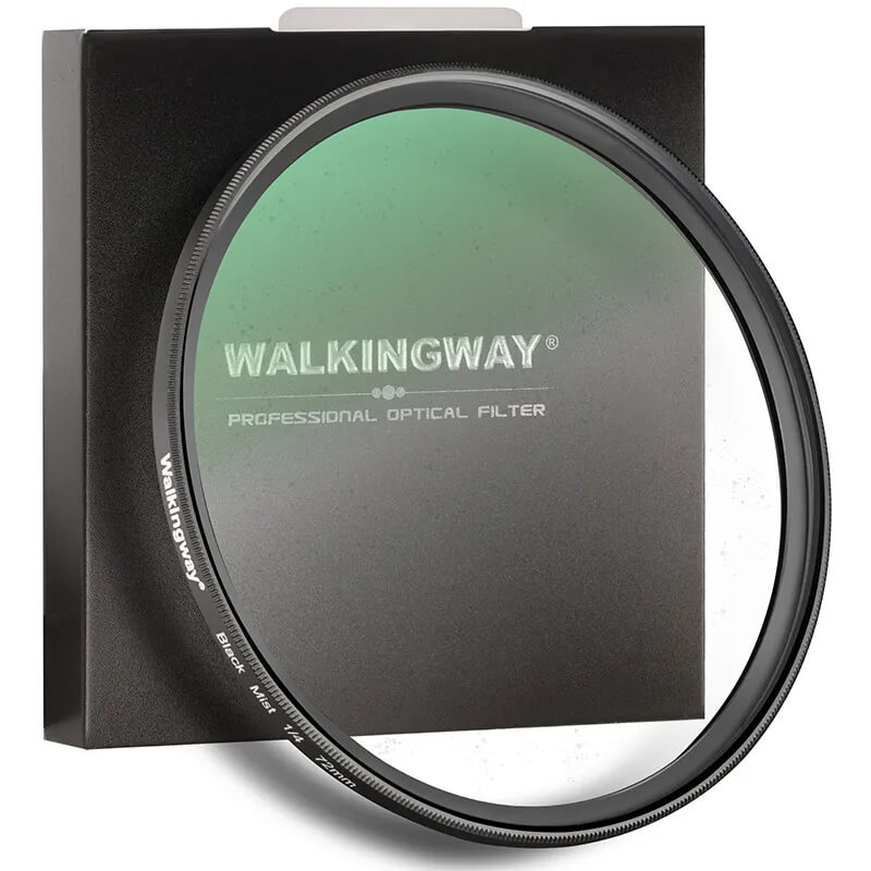 WalkingWay Black Mist Filter 1/2 Circular Diffusion Filter Camera