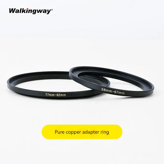 Walking Way Brass Step Up Lens Filter Adapter Ring