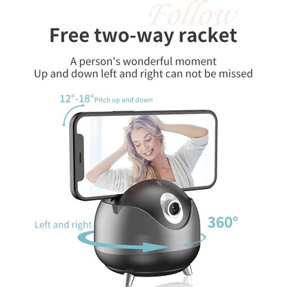 Auto Face Tracking Camera Gimbal Stabilizer anti-shake 360° Rotation Selfie Stick Tripod For Phone