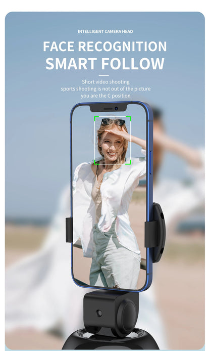 Auto Face Tracking Phone selfie stick Smart 360°rotation holder