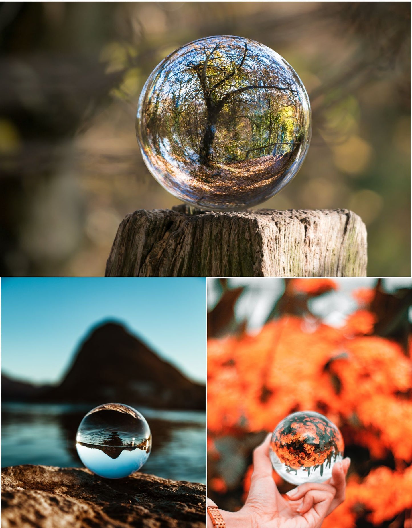 Crystal Clear Lensball Visual Effects 60mm