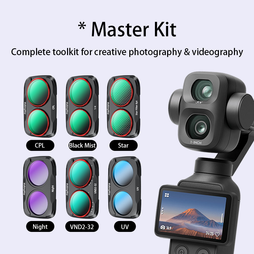 DJI Osmo Pocket 4P Filter Kit