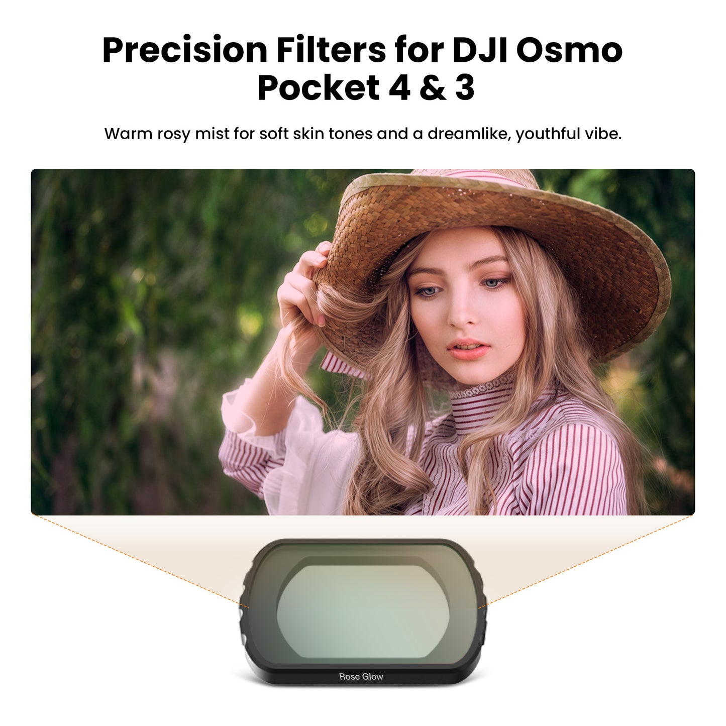 Rose Glow Soft Filter for DJI Osmo Pocket 4/3