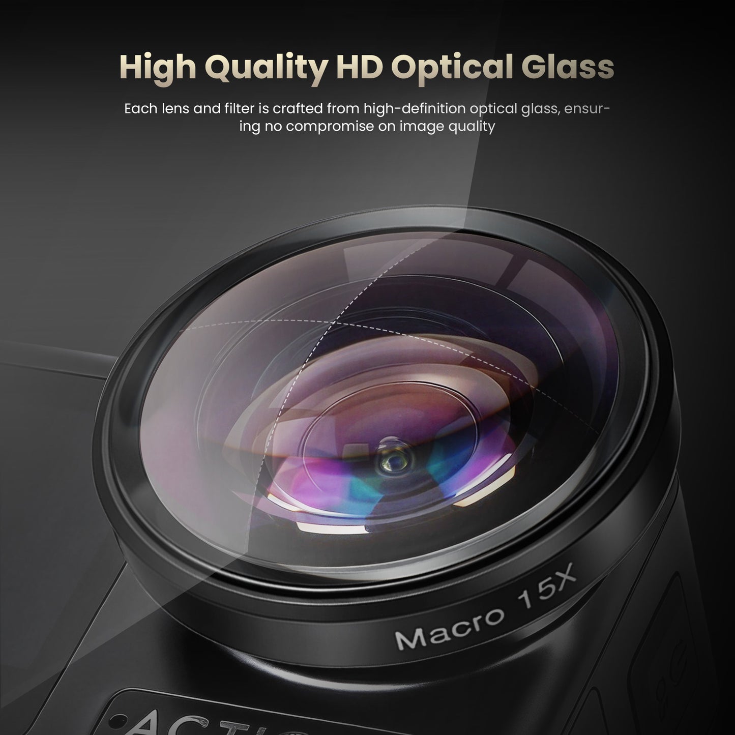 15X Macro Lens for DJI Osmo Action 5 Pro/4