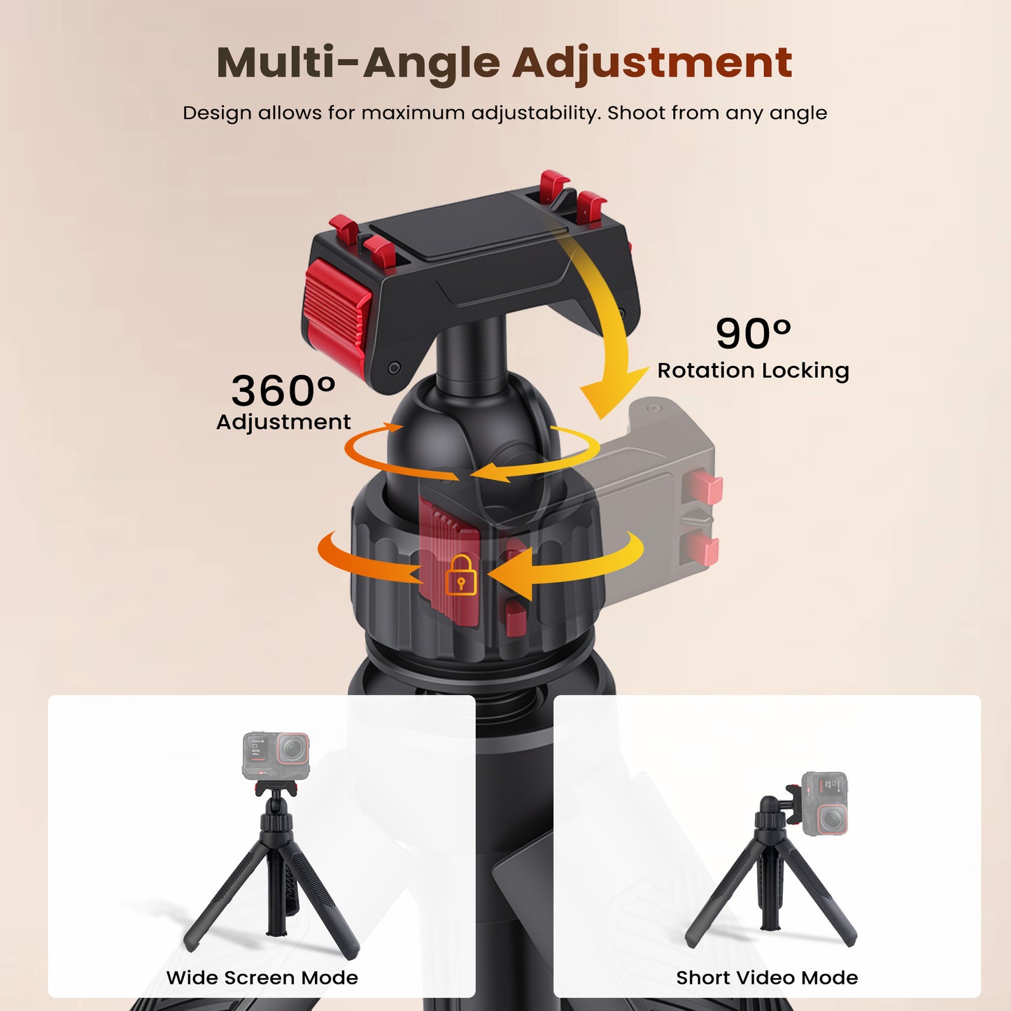 Selfie Stick Tripod for Insta360 Ace Pro/2