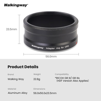 Adapter Ring for Ricoh GR3