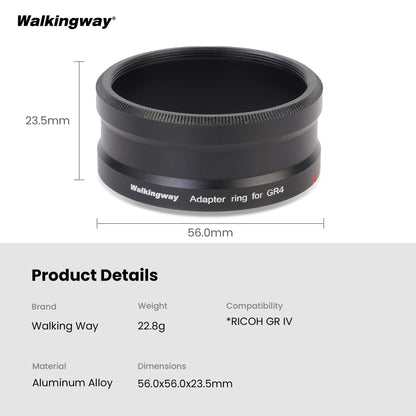 Adapter Ring for Ricoh GR4