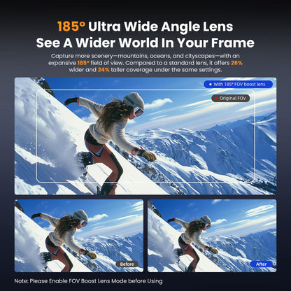 FOV Boost Lens for DJI Osmo Action 6