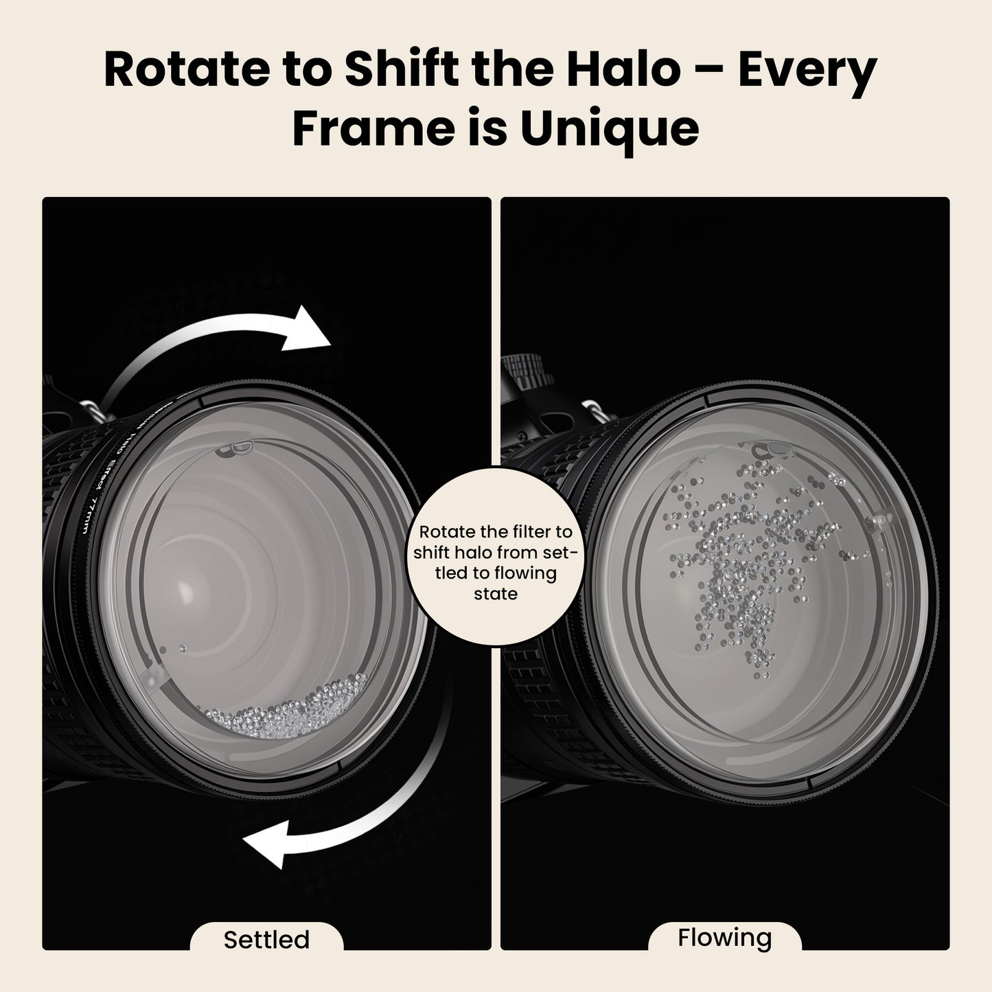 Liquid Stardust Halo Effect