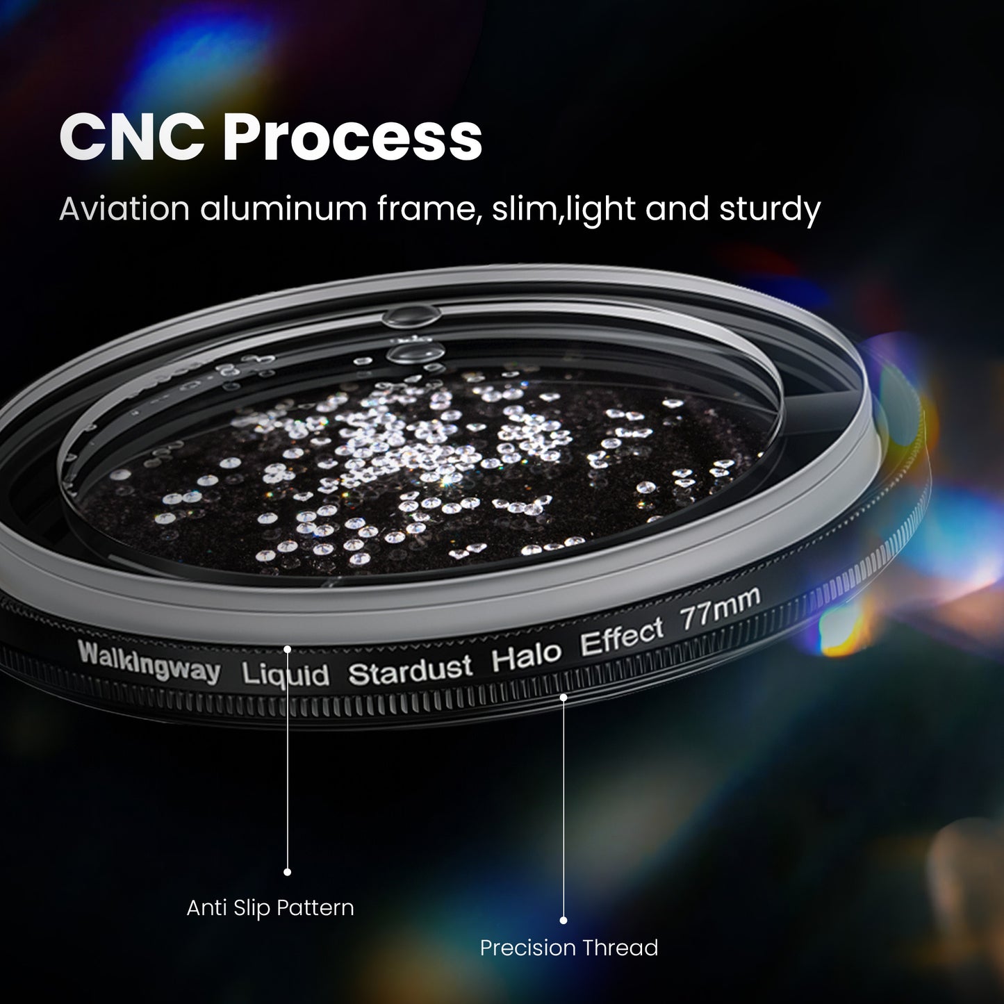 Liquid Stardust Halo Effect