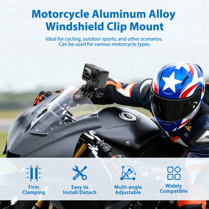 Motorcycle Windshield Clip Mount