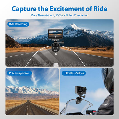 Motorcycle Windshield Clip Mount