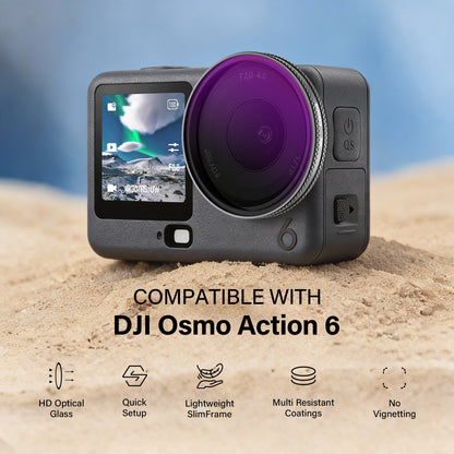 Natural Light Filter for DJI Osmo Action 6