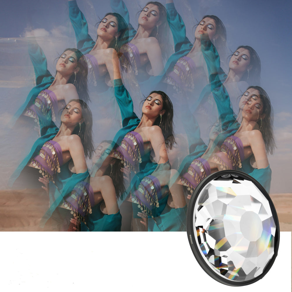 WalkingWay Kaleidoscope Prism Filter Special Effect Lens Filter