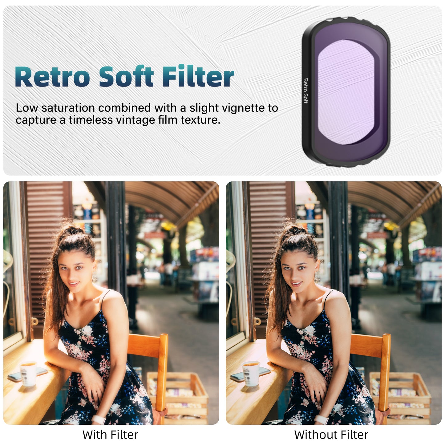 Retro Soft Filter for DJI Osmo Pocket 4/3