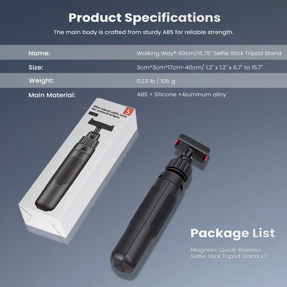 Selfie Stick Tripod for DJI Osmo Action 5 Pro/4/3