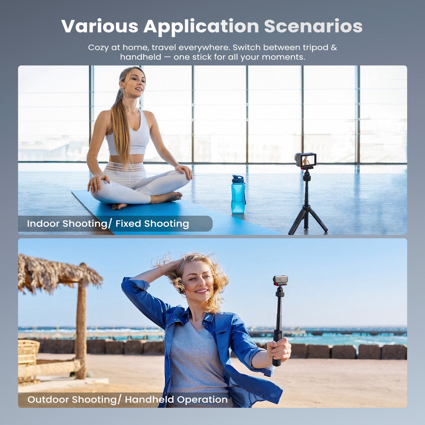 Selfie Stick Tripod for DJI Osmo Action 6 / Nano