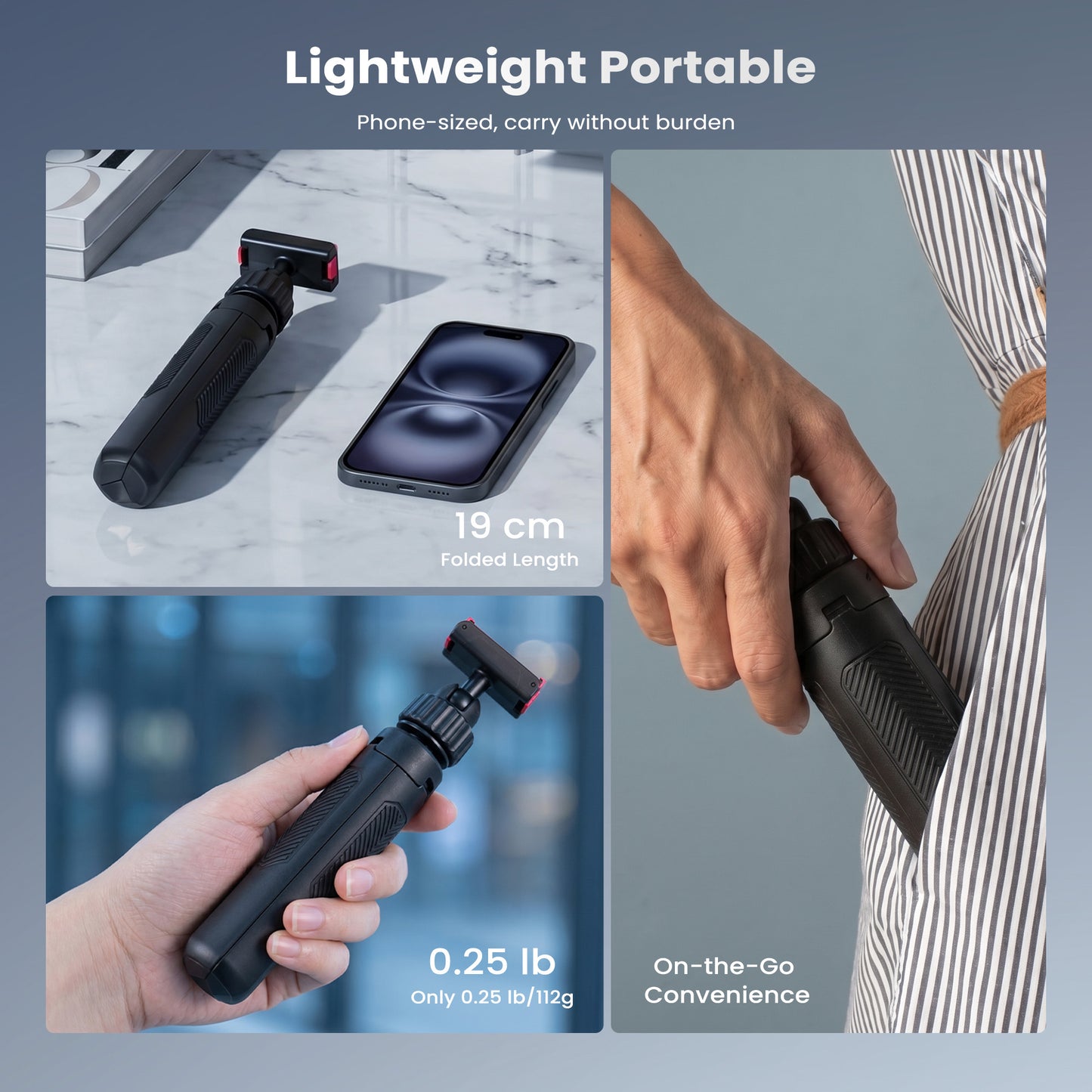 Selfie Stick Tripod for DJI Osmo Action 6 / Nano