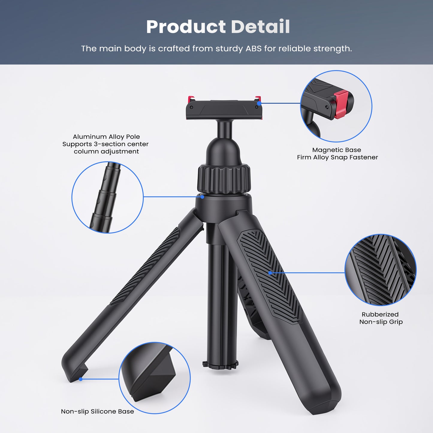 Selfie Stick Tripod for DJI Osmo Action 6 / Nano