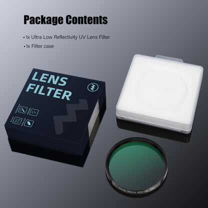 Ultra-Low Reflectivity MCUV Lens Filter
