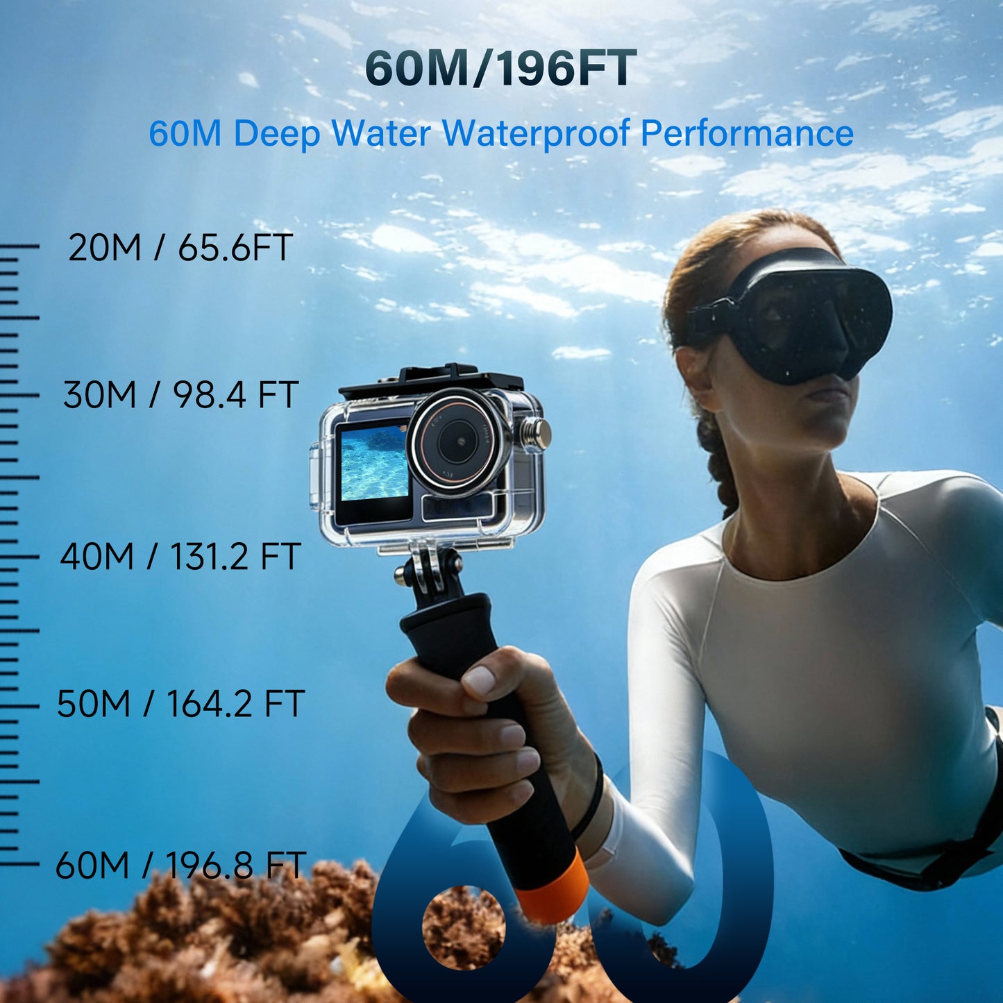 Waterproof Case for DJI Action 5 Pro/4/3