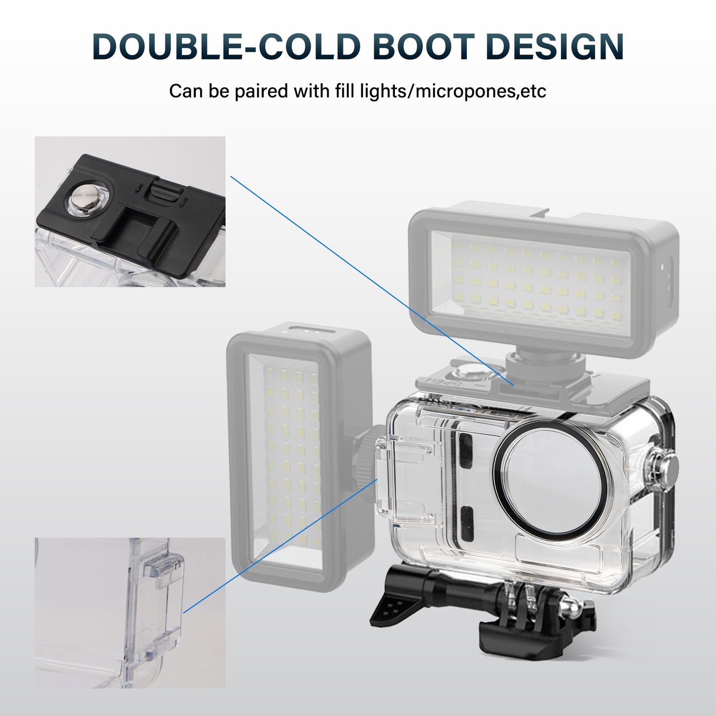 Waterproof Case for DJI Action 5 Pro/4/3
