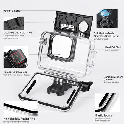 Waterproof Case for Insta360 Ace Pro/2