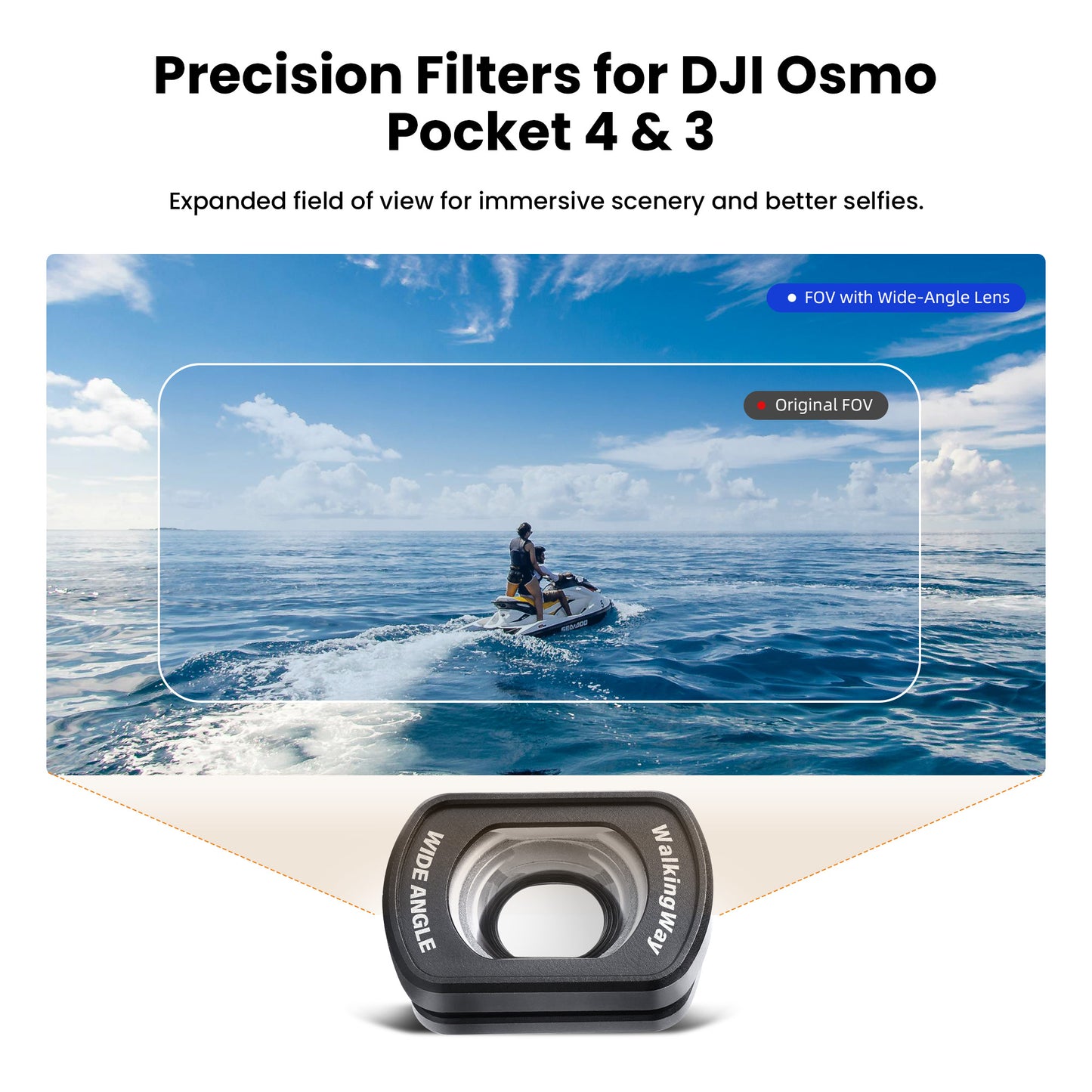 Wide Angle Filter for DJI Osmo Pocket 4/3