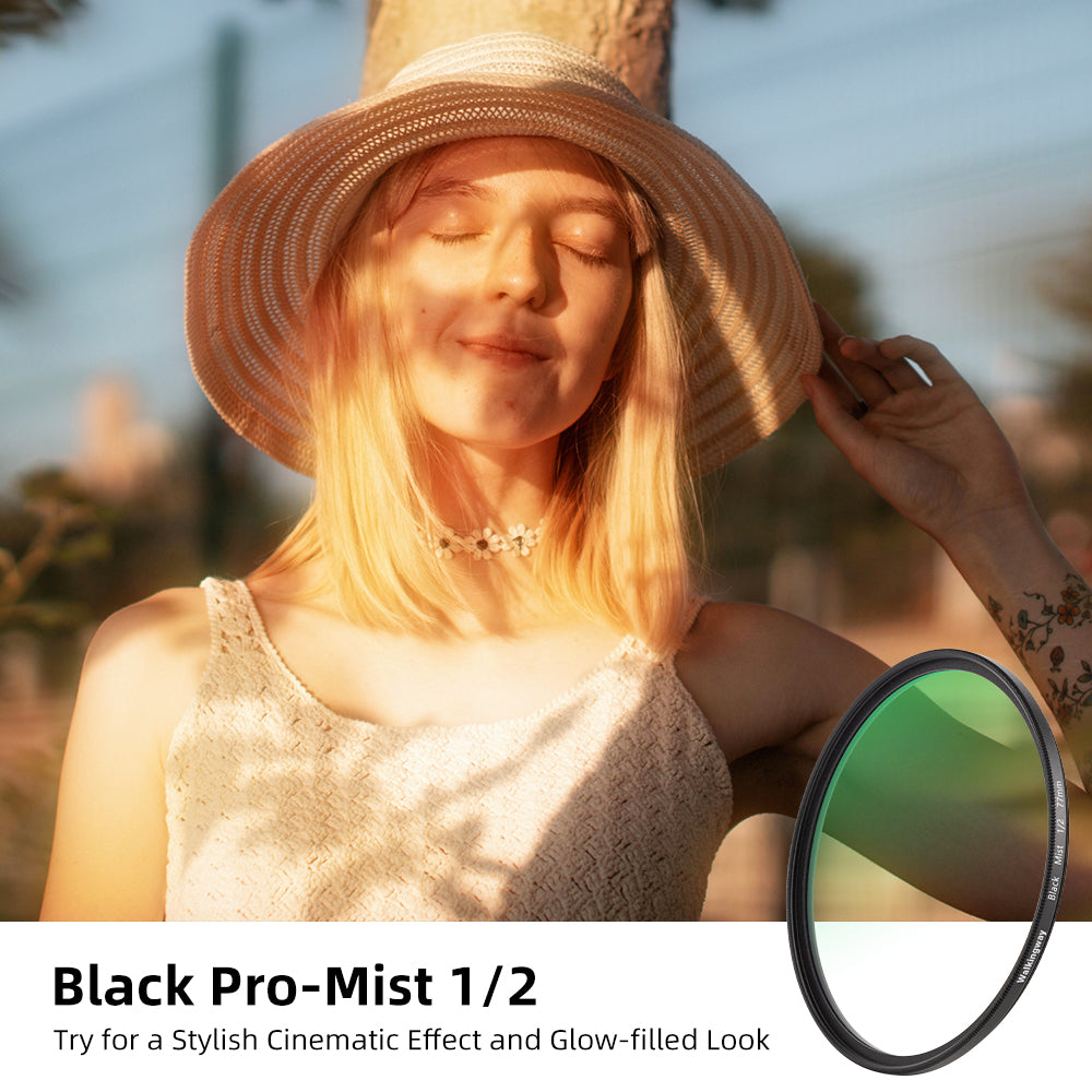 Pro Mist Filter Example WalkingWay Black Pro-Mist Filter 1/2 Soft Diffusion Filter – Walking Way