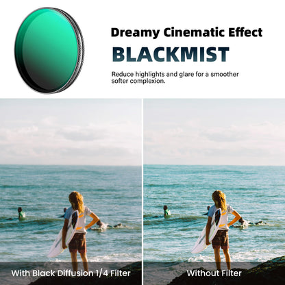 Black Diffusion 1/4 Filter for DJI Osmo Action 6
