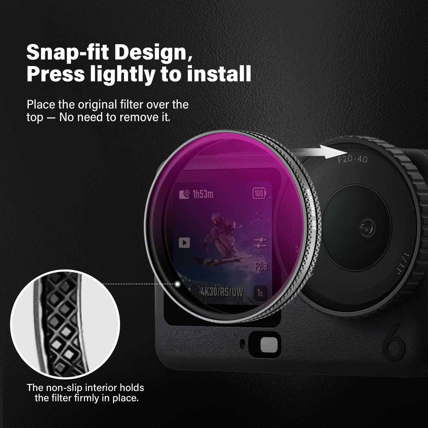 ND Filter Kit for DJI Osmo Action 6