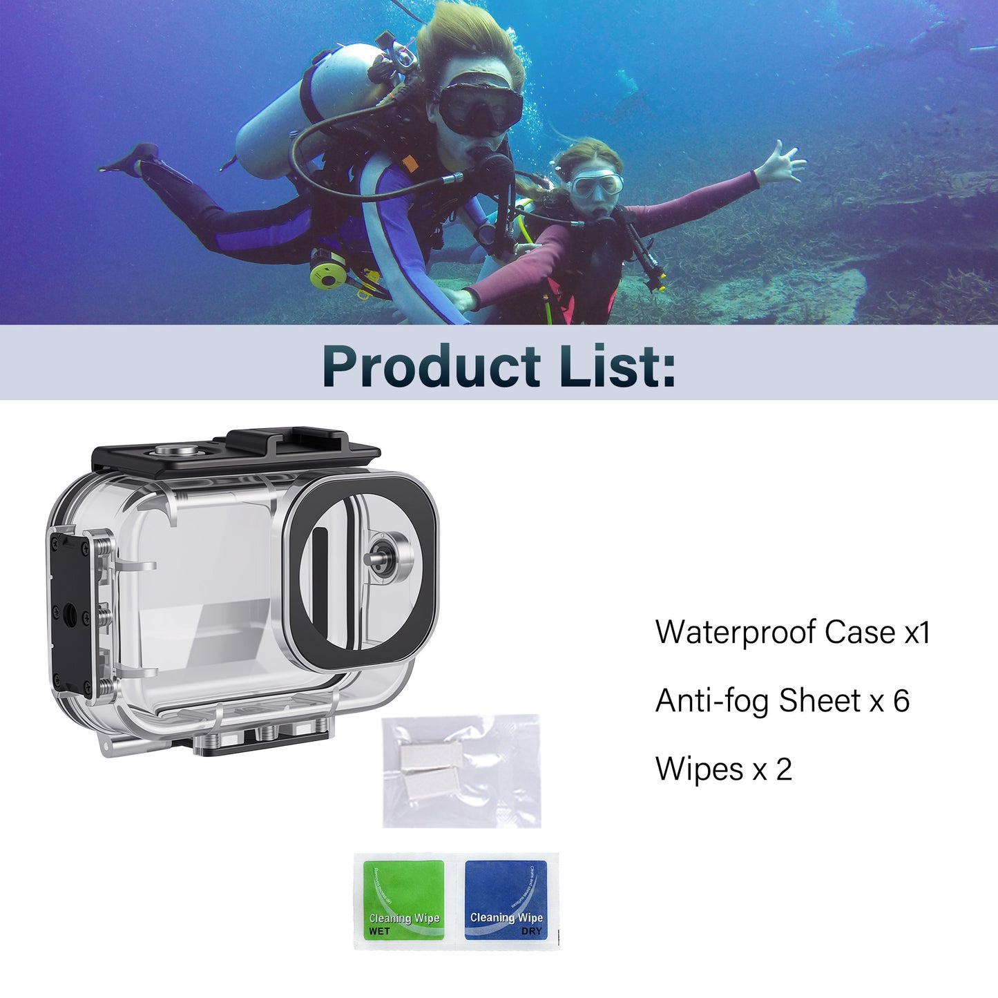 Magnetic Waterproof Case for DJI Osmo Action 6