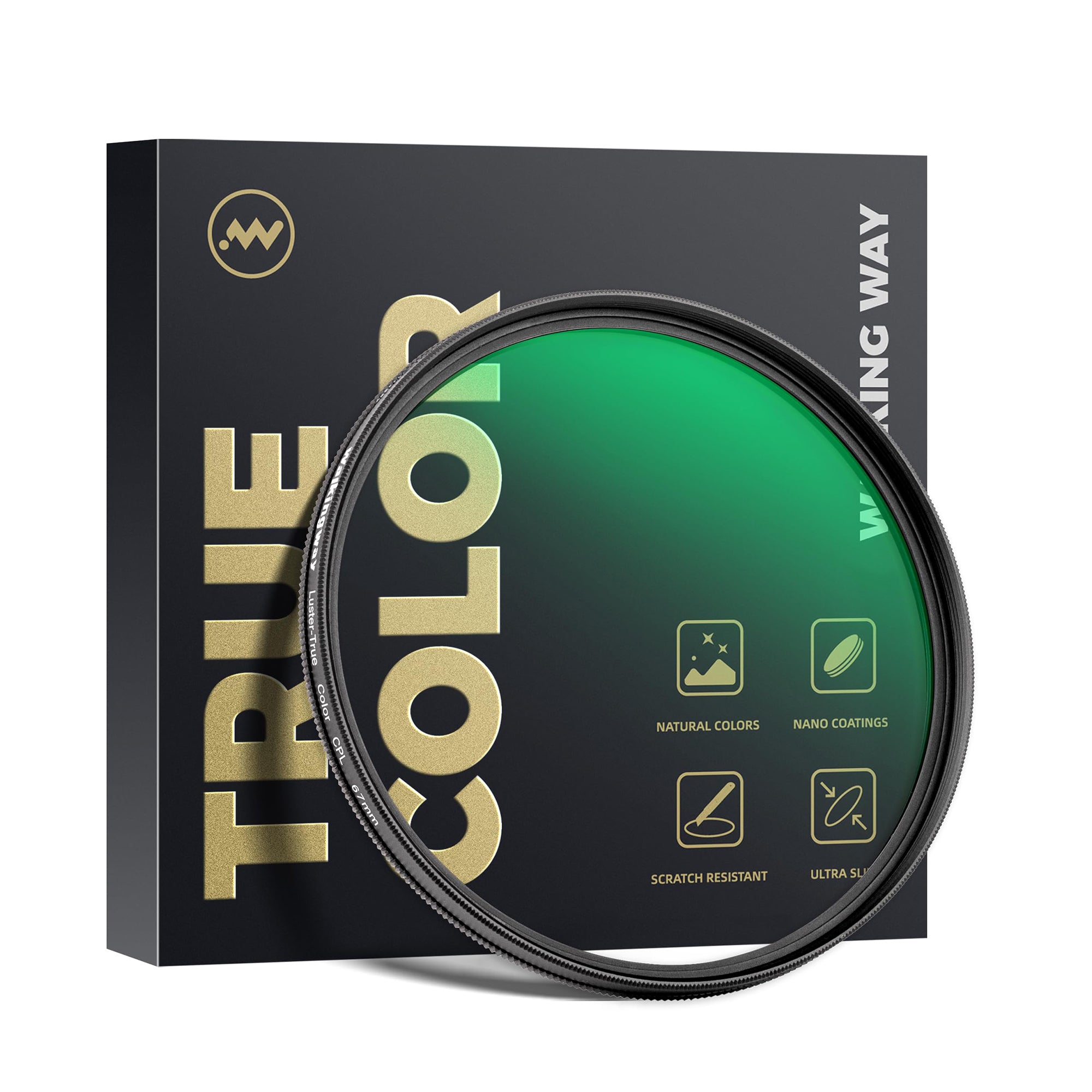 WalkingWay Black Pro-Mist Filter 1/4 Soft Diffusion Filter