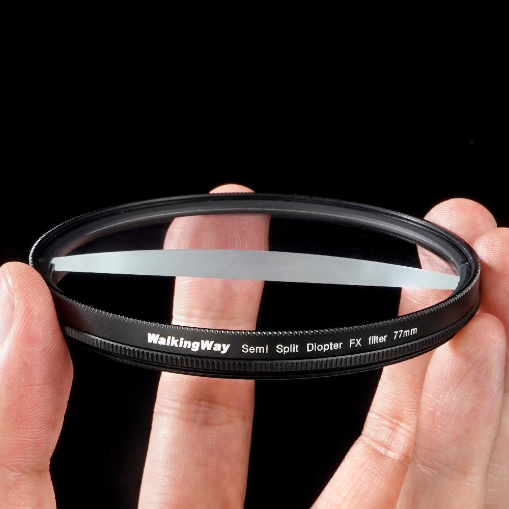 Split Diopter Prism Blur Filter