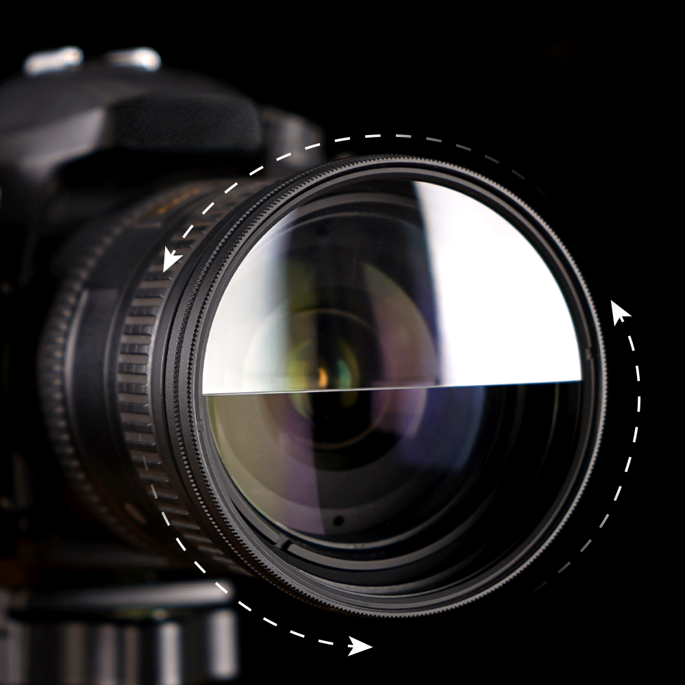 Split Diopter Prism Blur Filter