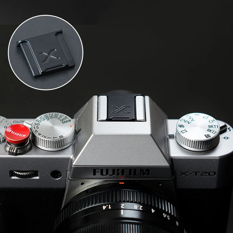 Metal X Hot Shoe Cover Universal for Fuji SLR Camera