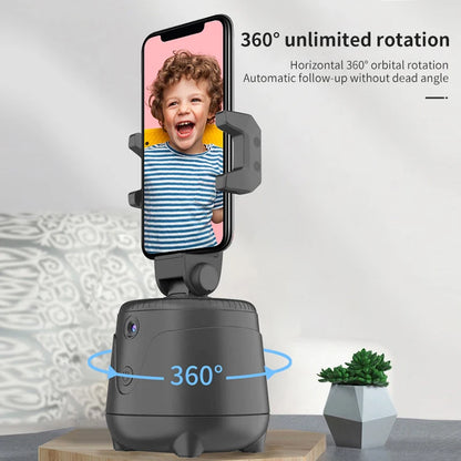 360° Rotation Auto Face Tracking Phone Holder Tripod